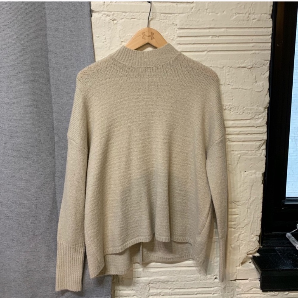 Forever 21 open back mock turtleneck sweater
